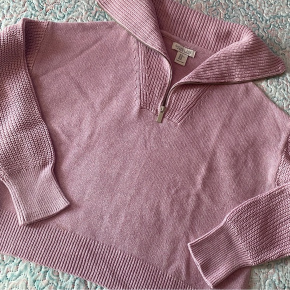 Rachel Zoe Half Zip Pullover Sweater - Picture 3 of 6